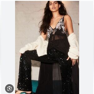 Free People Secret Garden Maxi Top